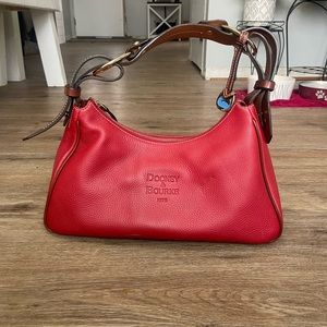 Red leather Dooney & Bourke purse
